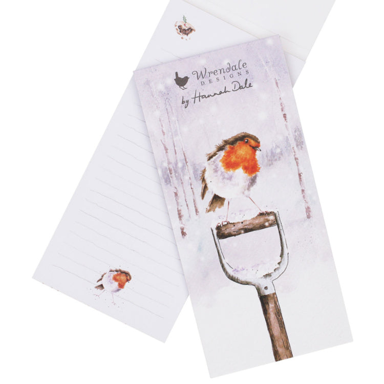 'A Little Red Robin' Christmas Magnetic Shopping Pad