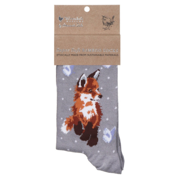 'Born To Be Wild' Fox Women's Socks