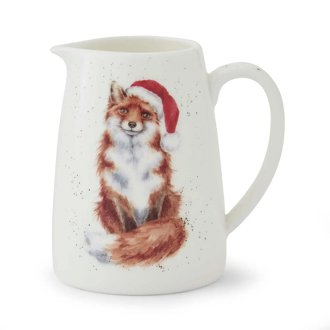Festive Fox Posy Bone China Mini Jug