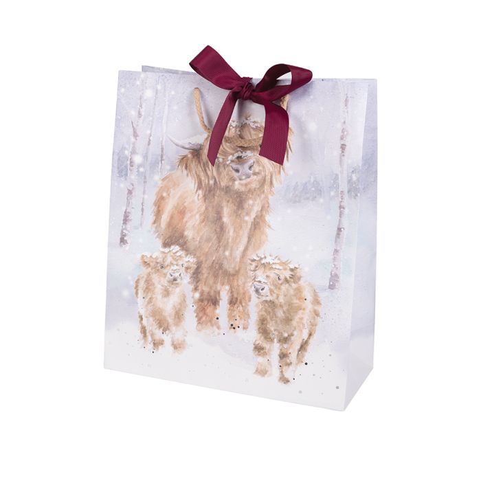 Highland Christmas Large Gift Bag