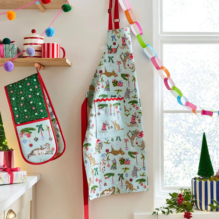 Christmas Cats Tea Towel