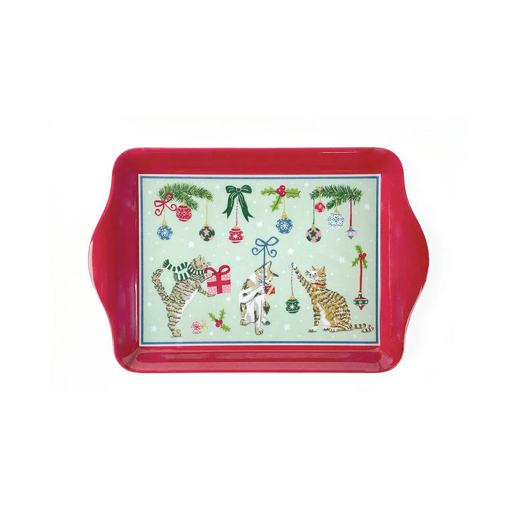 Christmas Cats Small Scatter Tray