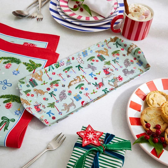 Christmas Cats Sandwich Tray