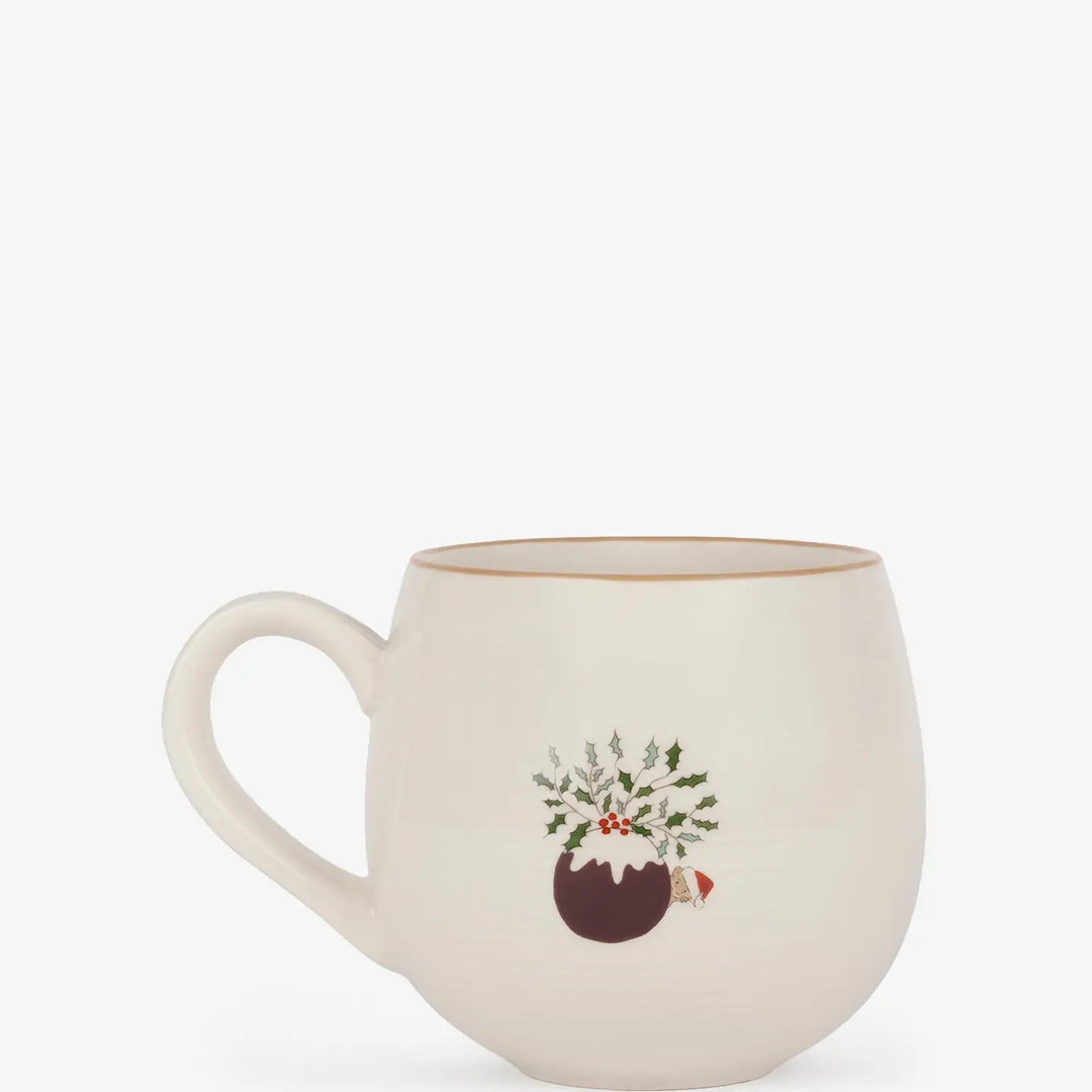 Christmas Puddings Large Stoneware Mug