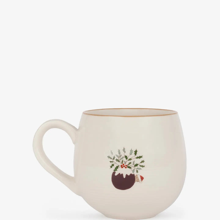 Christmas Puddings Large Stoneware Mug