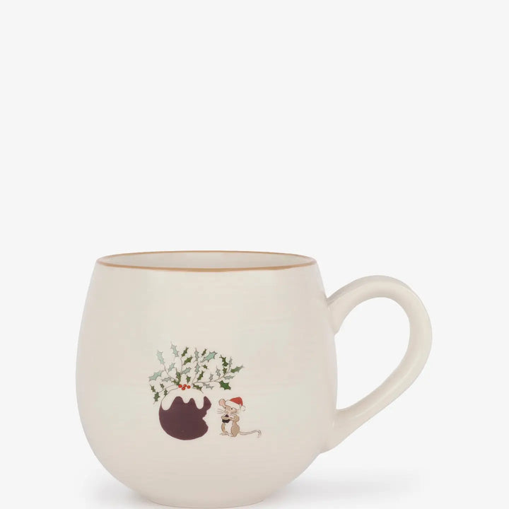 Christmas Puddings Large Stoneware Mug