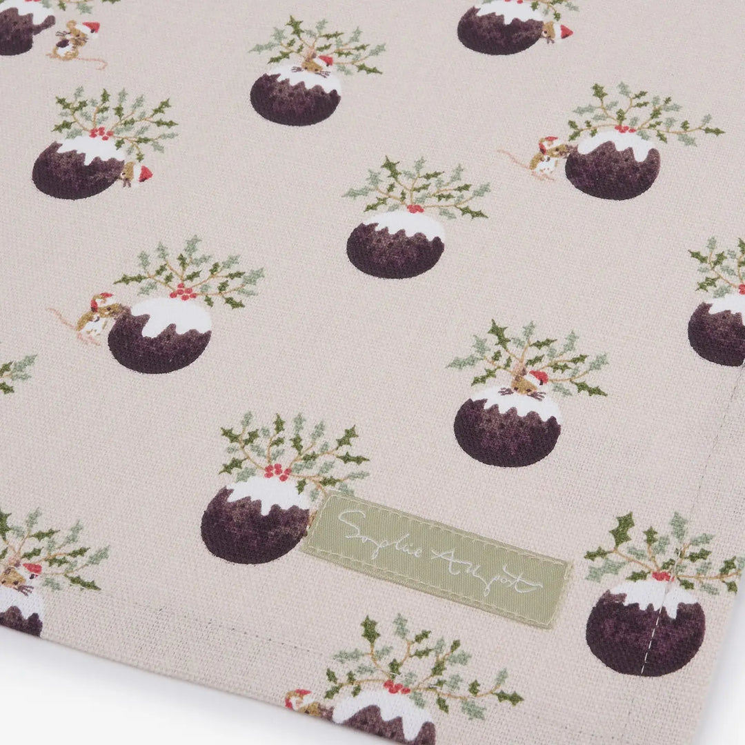 Christmas Puddings Tea Towel