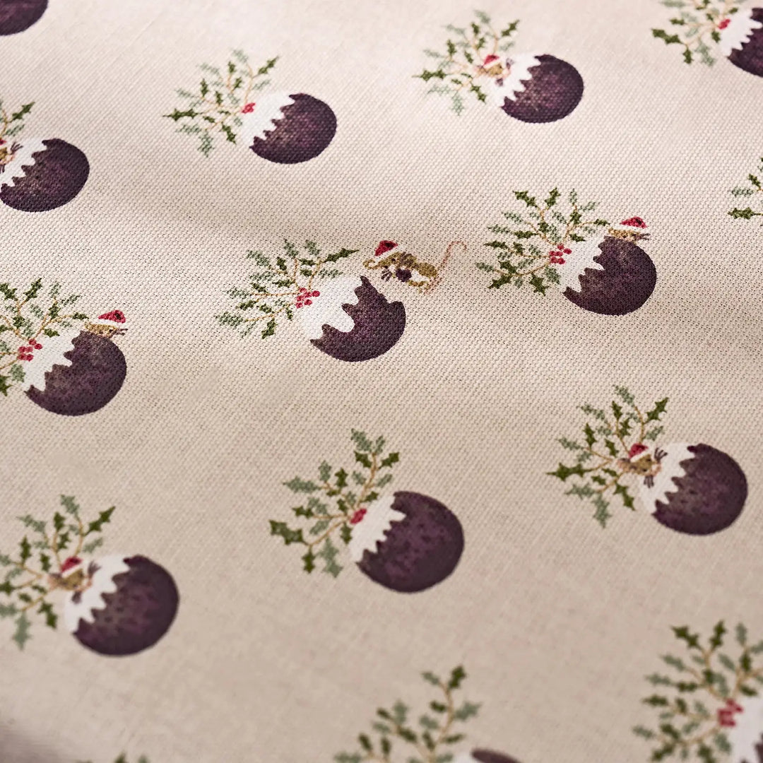 Christmas Puddings Table Cloth
