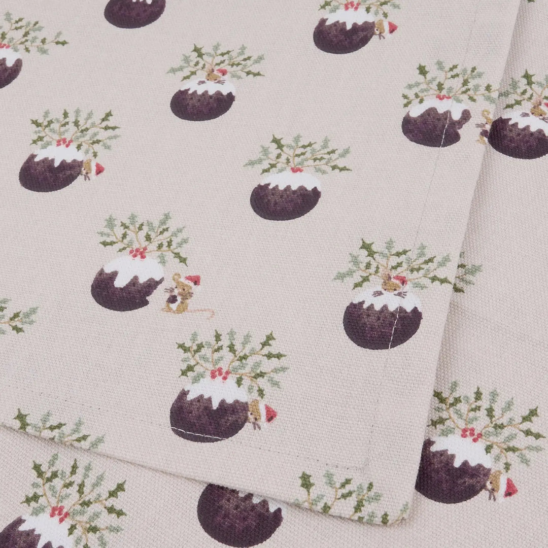 Christmas Puddings Table Cloth