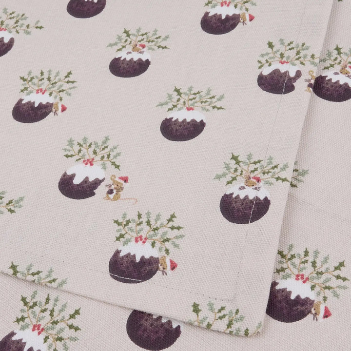 Christmas Puddings Table Cloth