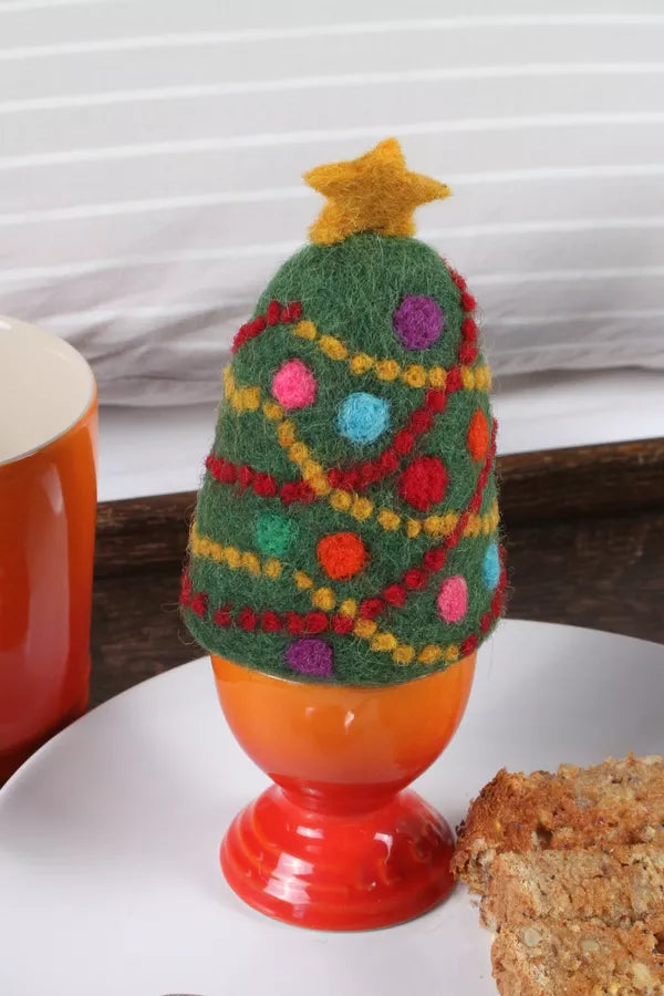 Christmas Tree Egg Cosy