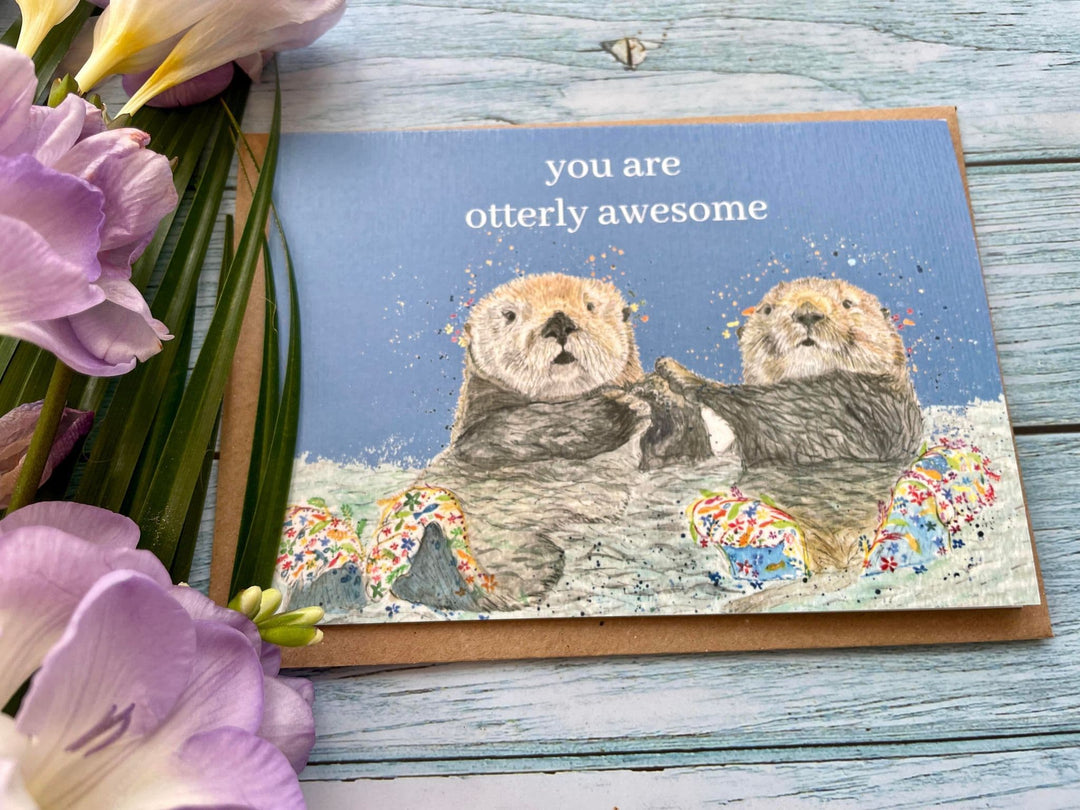 You Are Otterly Awesome Greetings Eco Card