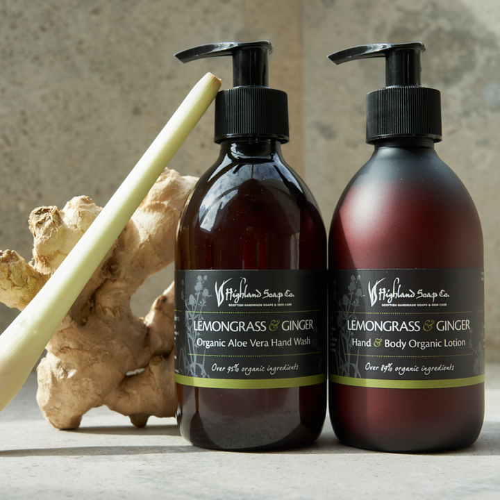 Lemongrass & Ginger Hand & Body Organic Lotion 300ml