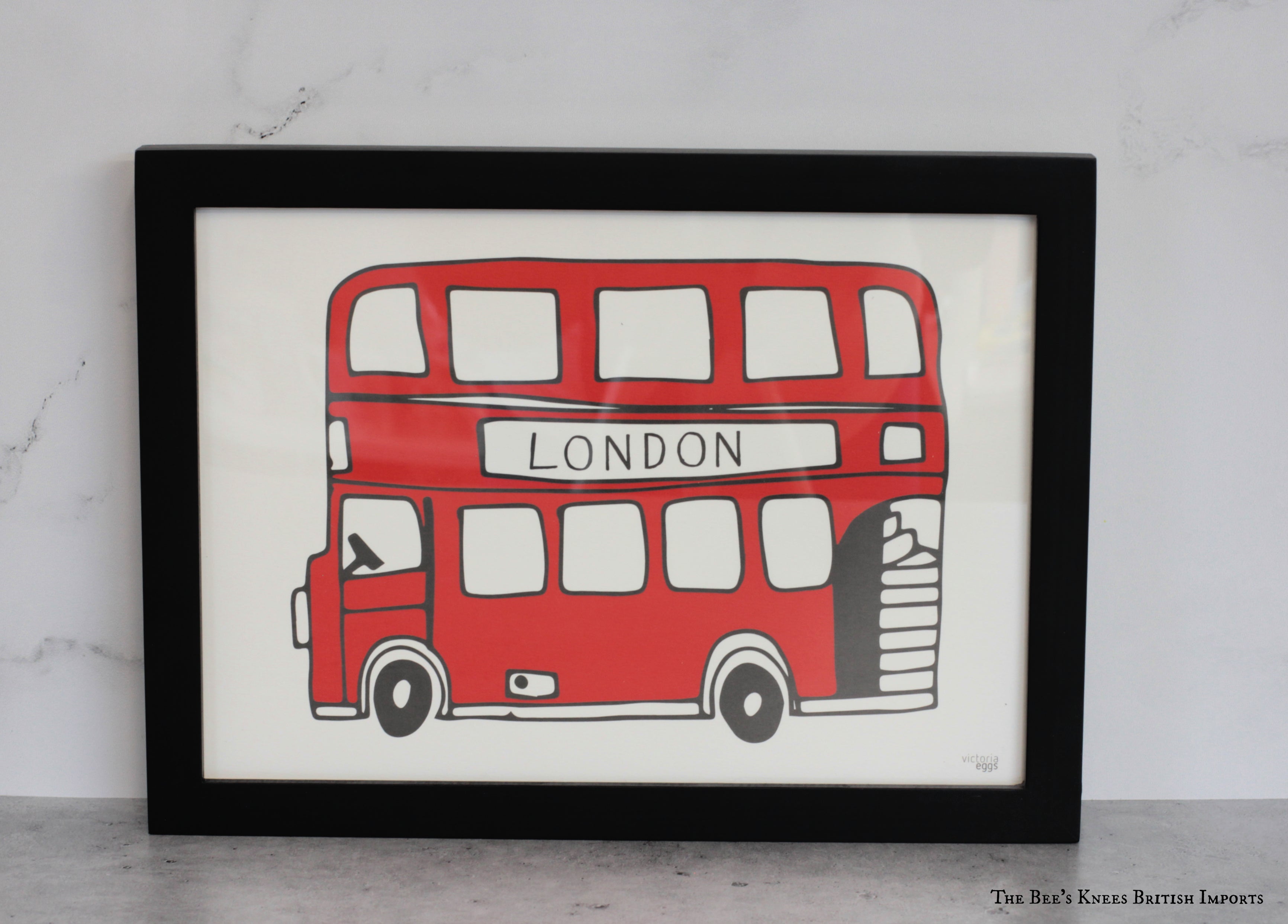 Simply London Bus Print