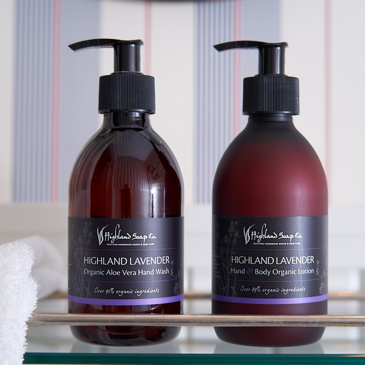 Highland Lavender Hand & Body Organic Lotion 300ml