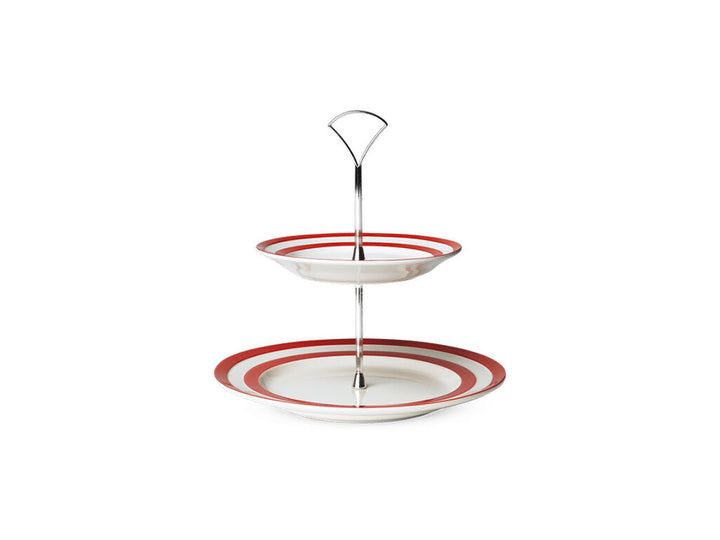 Cornishware Two-Tier Cake Stand