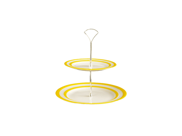 Cornishware Two-Tier Cake Stand