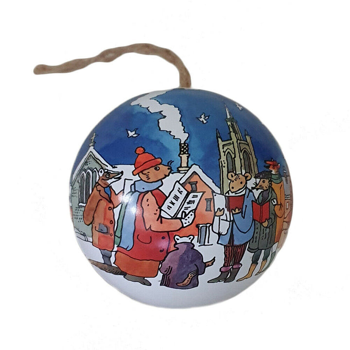 Winter Scene Round Baubles