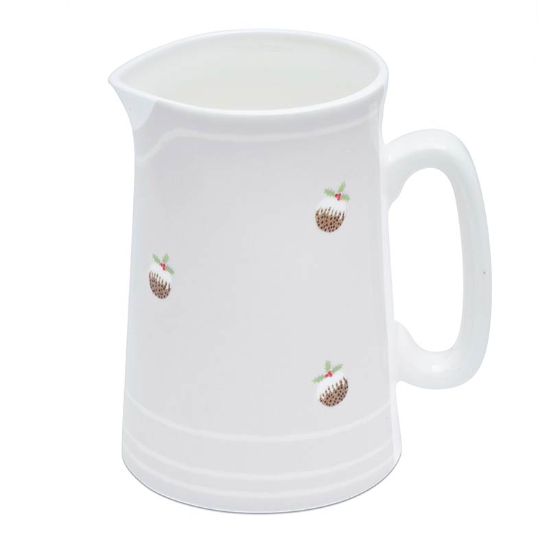 Christmas Pudding China Jugs