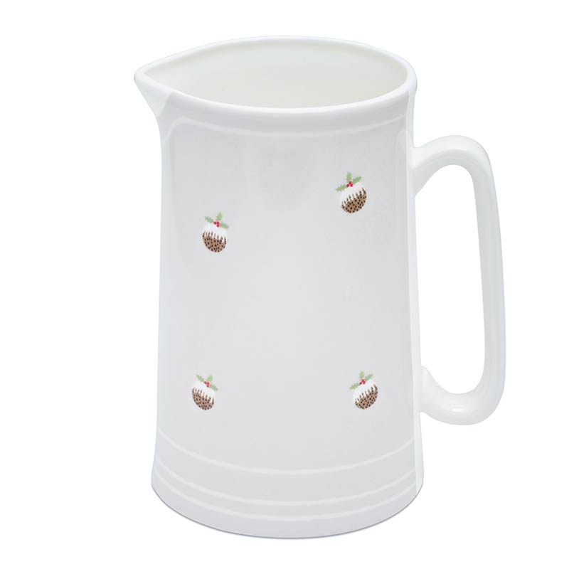 Christmas Pudding China Jugs