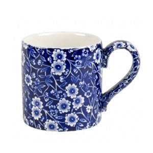Burleigh Blue Calico Half Pint Mug