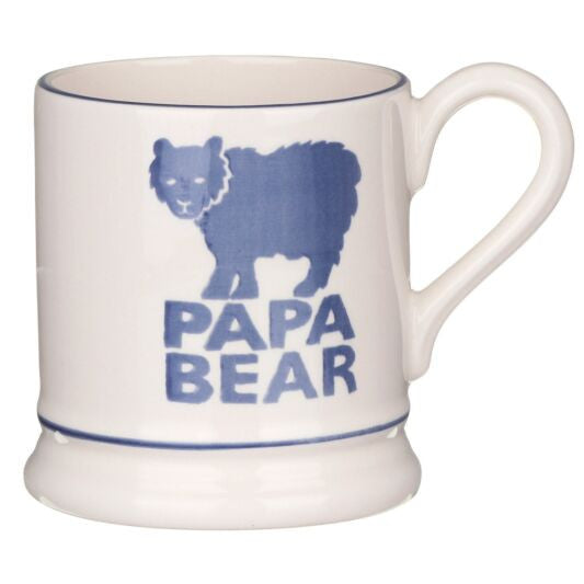 Emma Bridgewater hand made Papa Bear 1/2 pint mug.