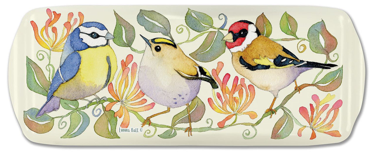 Garden Birds Melamine Sandwich Tray