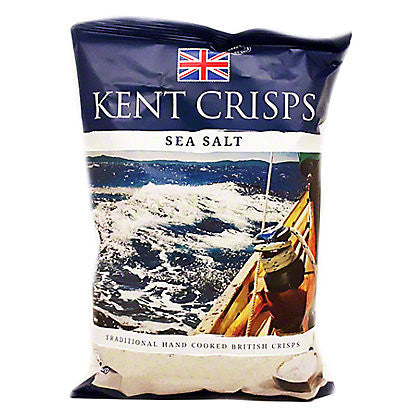 Kent Crisps Sea Salt. Made in England