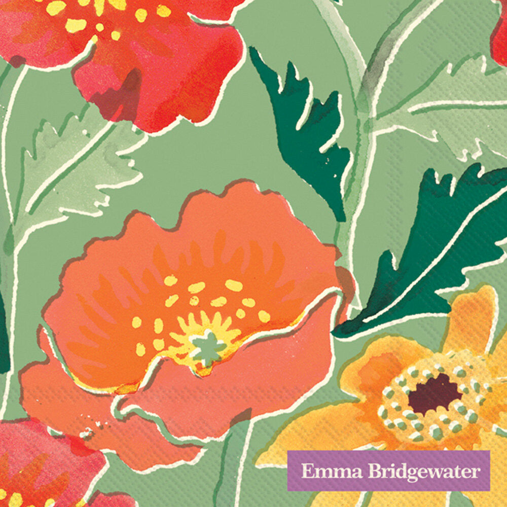 Emma Bridgewater Cosmos & Poppies Lunch Napkins - Cocktail