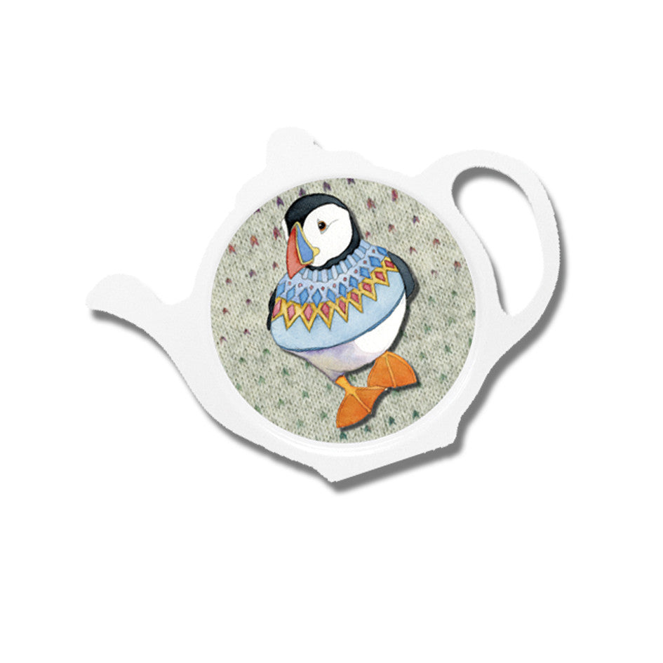 Emma Ball Woolly Puffin Tea Bag Tidy