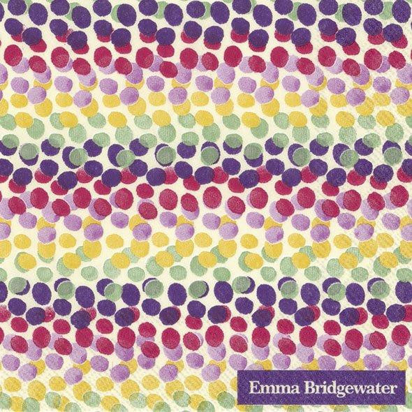 Emma Bridgewater Rainbow Dots Cocktail Napkin