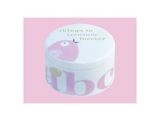 Bone china keepsake box with lid from Repeat Repeat.