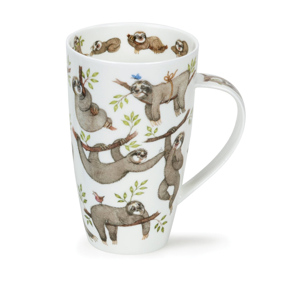 Dunoon Henley It's a Sloth's Life Mug. Made in England.