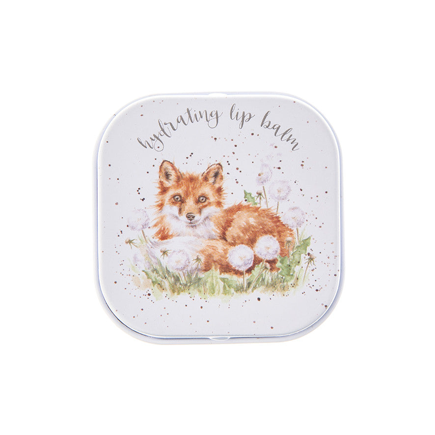 Mini Lip Balm Tin from Wrendale Designs. Made in the UK - Fox