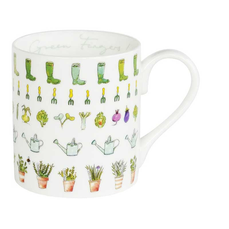 Sophie Allport Green Fingers Mug boxed