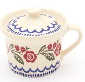 Brixton Pottery Creeping Briar lidded condiment Pot
