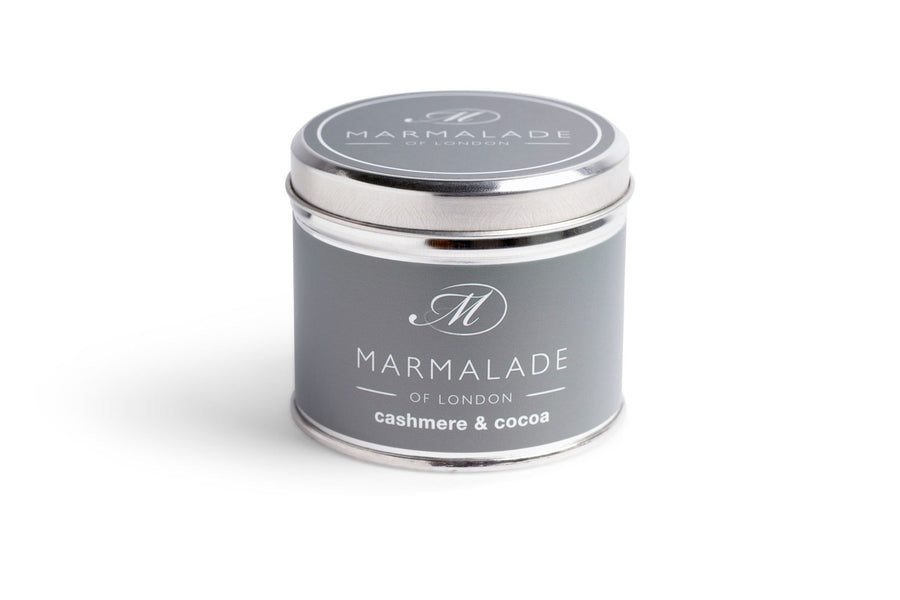 Cashmere & Cocoa Medium tin Candle from Marmalade of London.