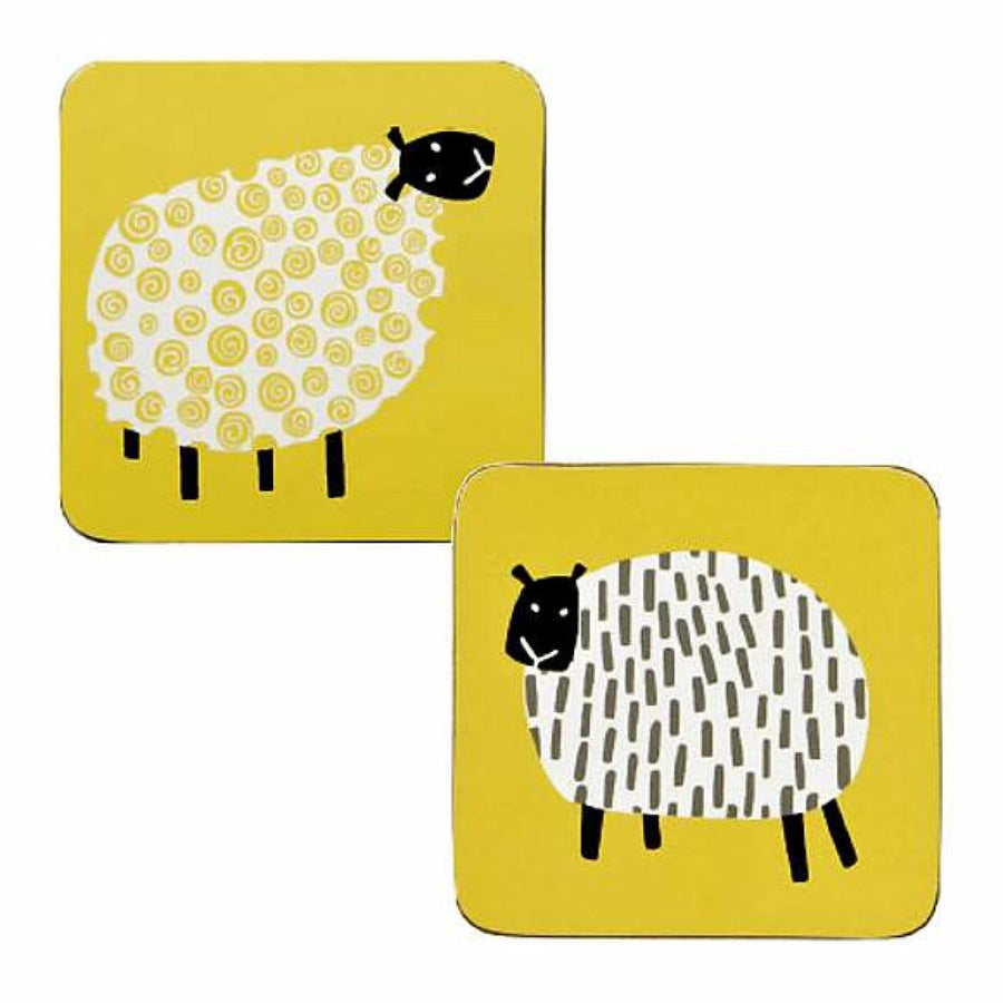 Dotty Sheep set of 4 coasters from Ulster Weavers.