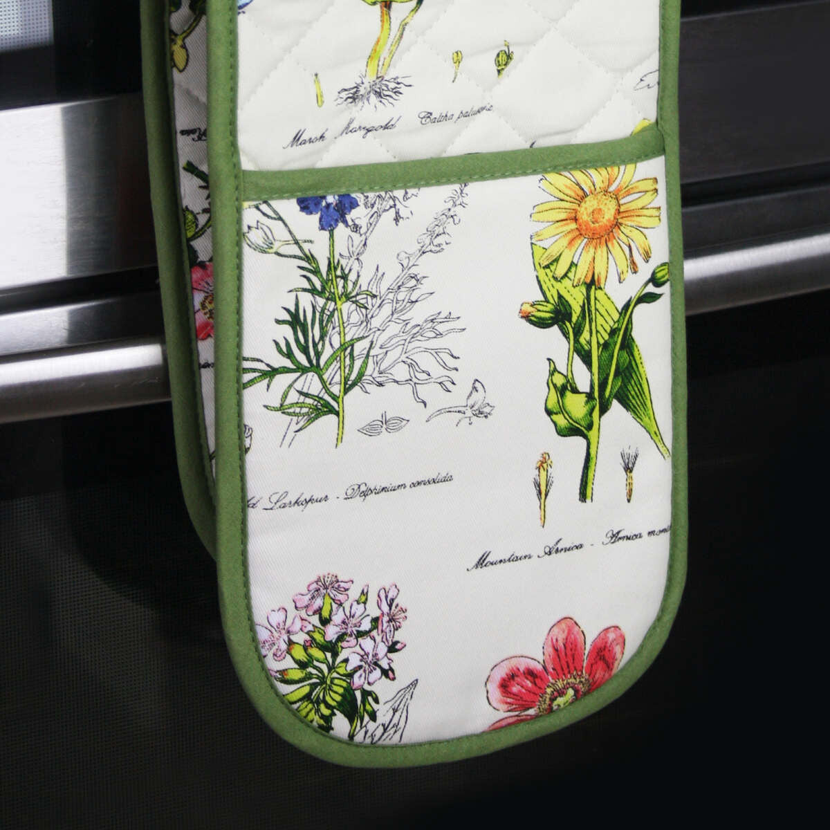 Botanical Garden Double Oven Glove by Samuel Lamont.