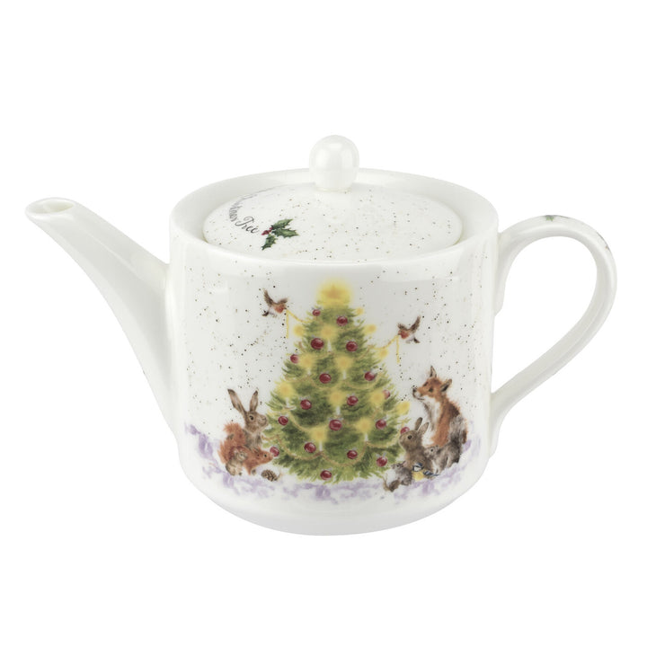 'Oh Christmas Tree' Fine Bone China Teapot by Portmeirion