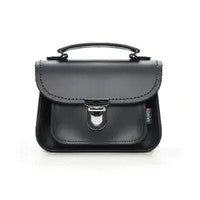 Handmade Leather Luna Navy Small Handbag by Zatchels.