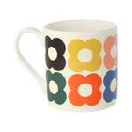 Spot Flower Fun Bone China Mug by Oral Kiely.