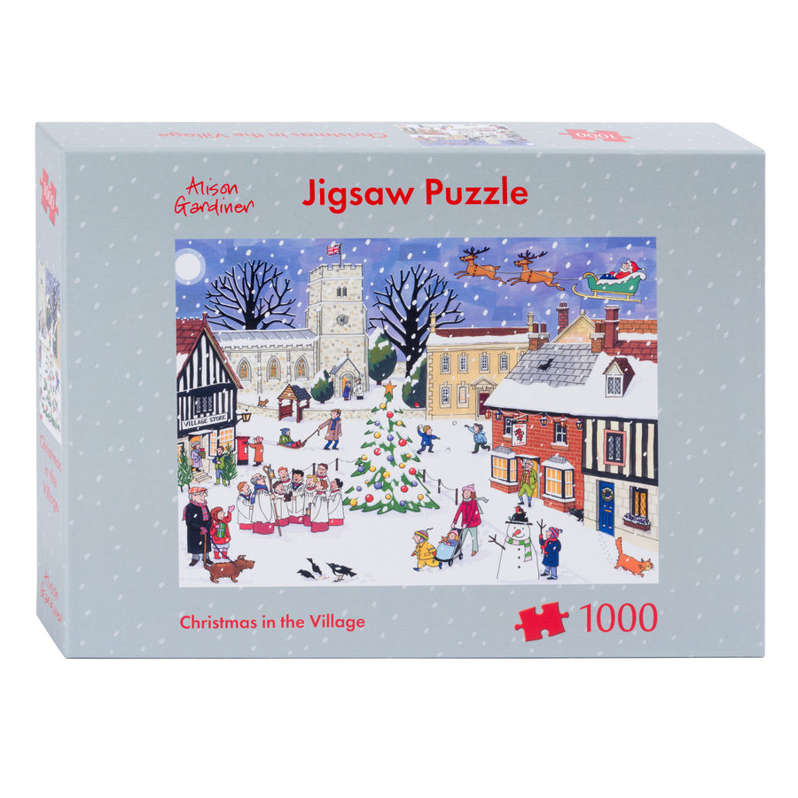 Alison Gardiner Christmas in the Village 1000 pice Jigsaw Puzzle