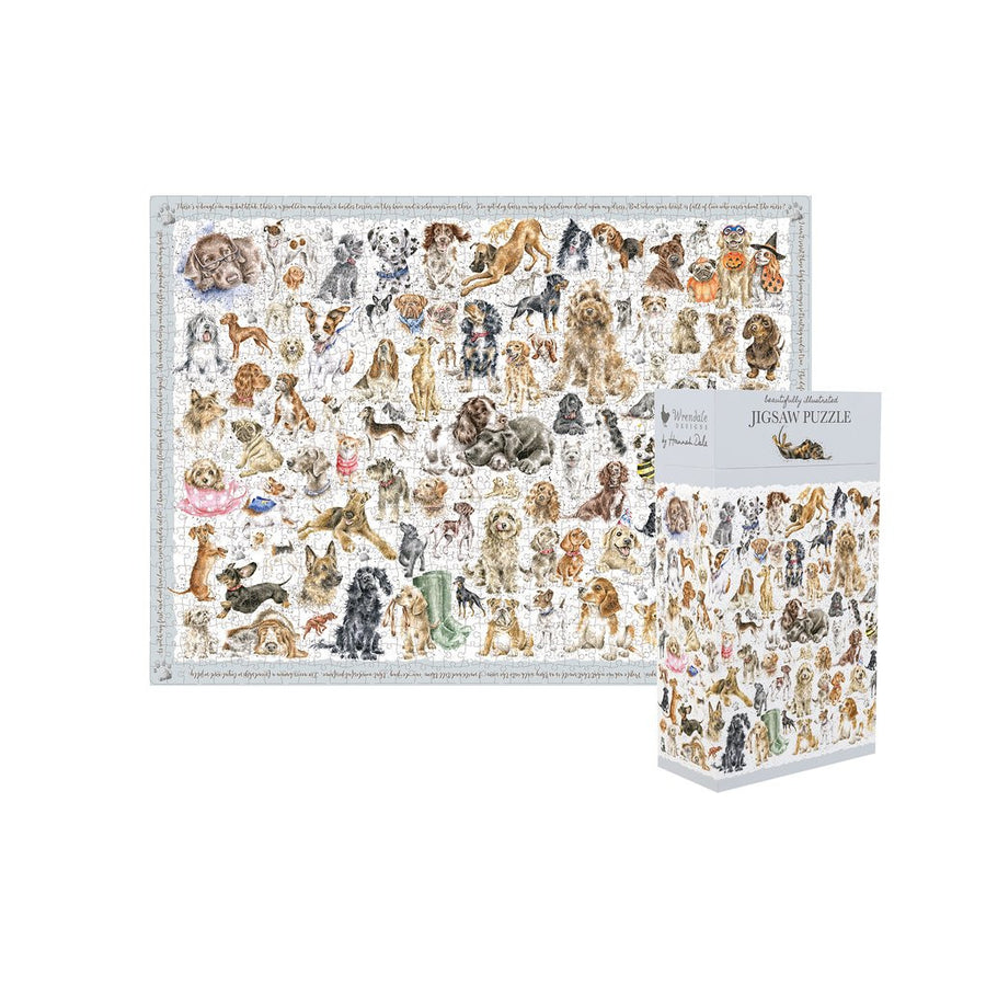 'A Dog's Life' Jigsaw Puzzle by Wrendale Designs.