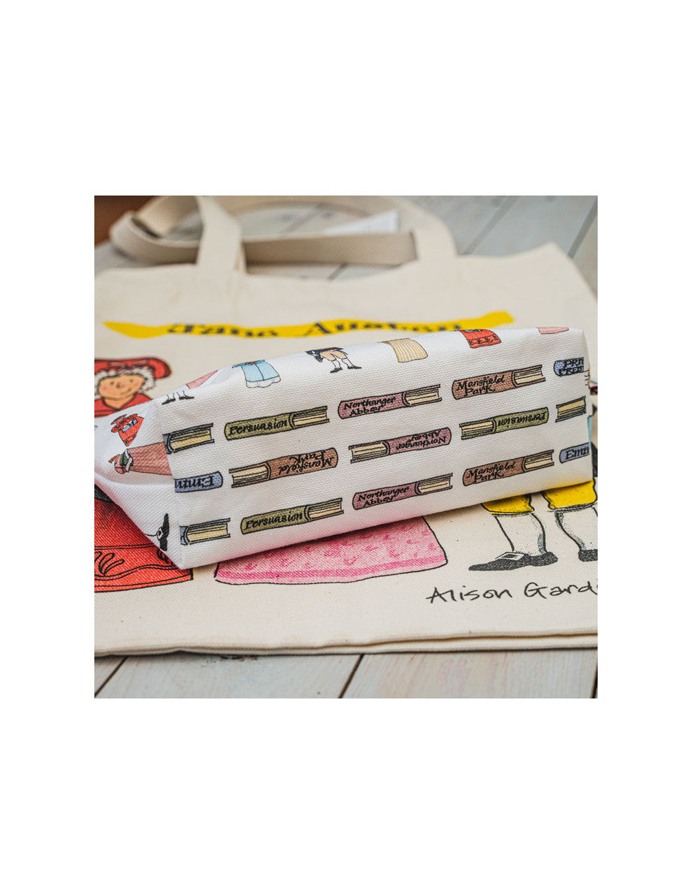 Jane Austen cosmetic bag/pencil case from Alison Gardiner.