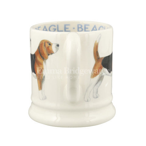 Emma Bridgewater Beagle Half Pint Mug. Handmade in England.