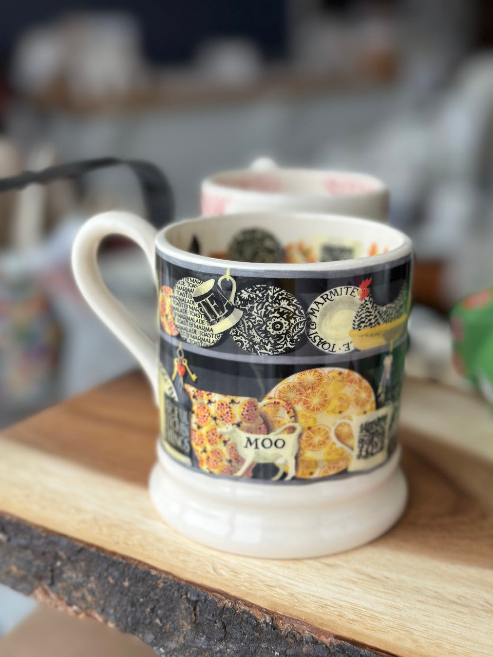 Black Larder 1/2 pint mug from Emma Bridgewater.