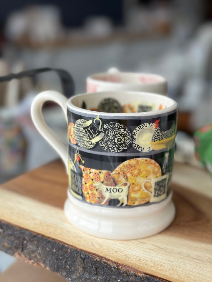 Black Larder 1/2 pint mug from Emma Bridgewater.