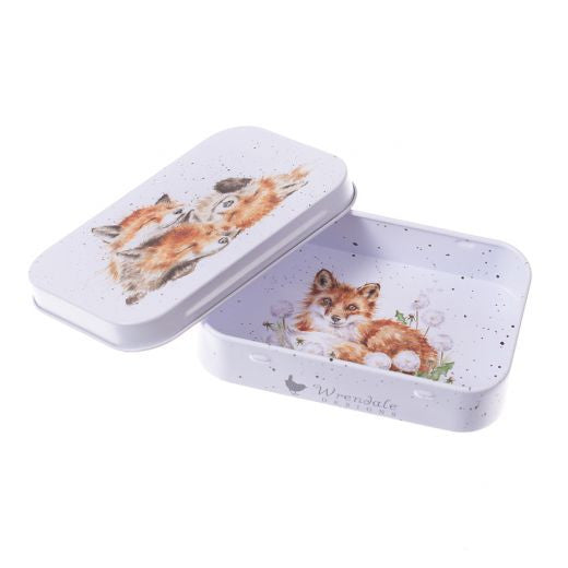 'The Afternoon Nap' Fox Mini Tin by Wrendale Designs.