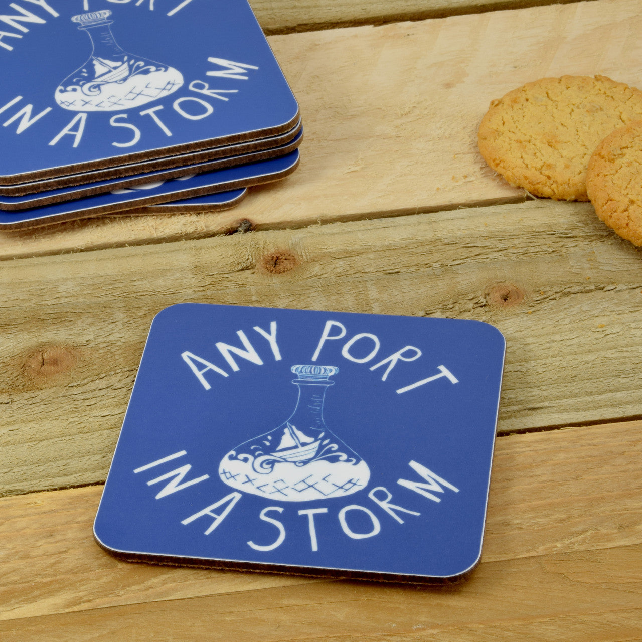 Port & Lemon Any Port in a Storm Coaster
